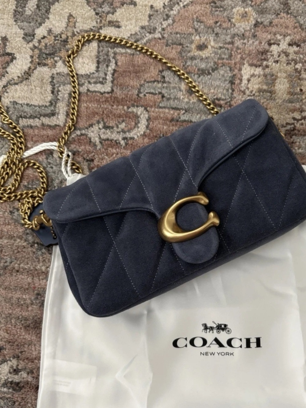 Coach Suede Tabby 19